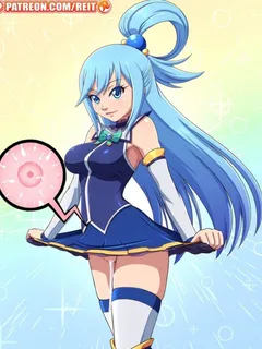 aqua deserves to have her fertile goddess womb filled with the seed of a man that can impregnate her. she'll beg to be impreganted again.