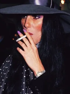 cher smoking virginia slims.❤