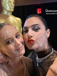 brie larson and gal gadot 1