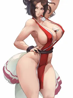 mai shiranui by cutesexyrobutts