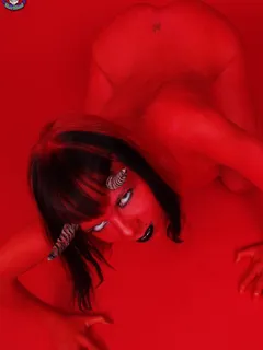 szandora lavey - nude red devil 11