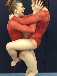 away competitions this is how katelyn ohashi rides dildo of team girlfriend