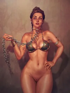 bottomless slave leia