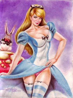 sexy alice toon - sexy alice in wonderland