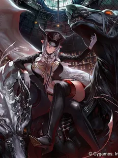 sexy demon and her beloved.