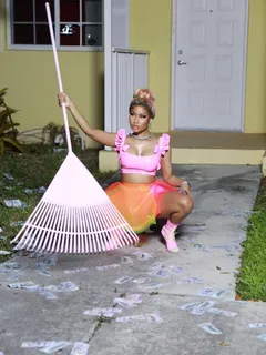 nicki minaj - cleaning the money house