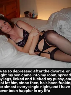 submissive mom in love with her dominant son