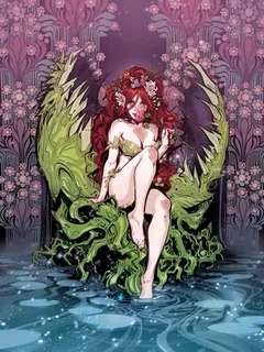 poison ivy smelling a rose