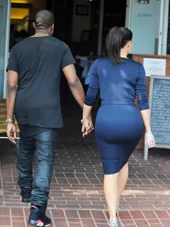 kanye has made an ass of himself  (pun intended) in his pursuit of kim kardashian but looking at this, i can't even be mad at him!