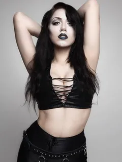 fabiana pozzi is in cute goth top outfit - outfitt gothh besttt fota big naturals emo