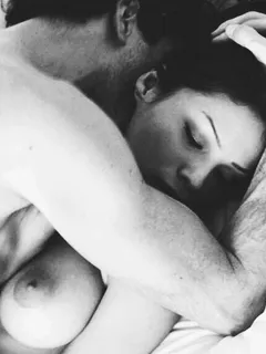 breathing on her neck while she's hugging you naked