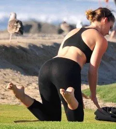 see through yoga pants candid teen