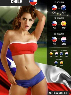 chile team noelia maciel at fifa world cup brazil 2014