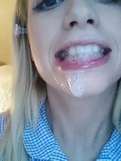 teen cum in mouth