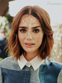 cum soaked lily collins