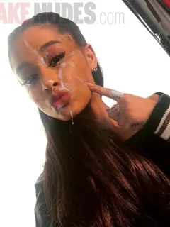 ariana grande - facial 4