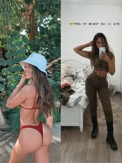 military idf female soldier babe has two sides