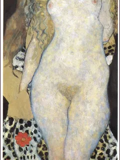 klimt 1918 adam and eve