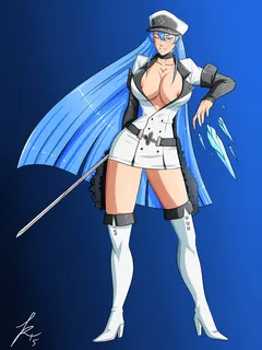 esdeath pinup - akame ga kill ! by oo_sebastian_oo