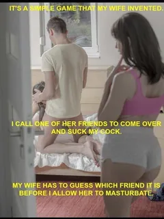 cuckquean game caption