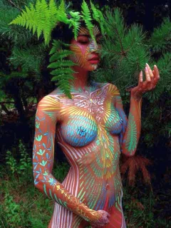 that's just her everyday body decoration. you should see her going to church!