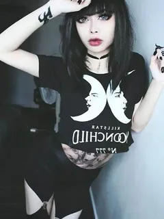 enricks angelfire is goth alt model in black clothes with pale skin and skin that is pale white - sgb gothh