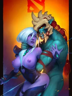 drow ranger and huskar - togovantor - dota