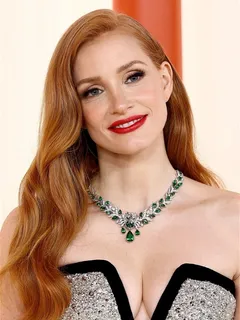 jessica chastain's creamy tits