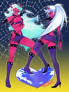 kneesocks and scanty (panty & stocking with garterbelt) drawn by takagi takumi