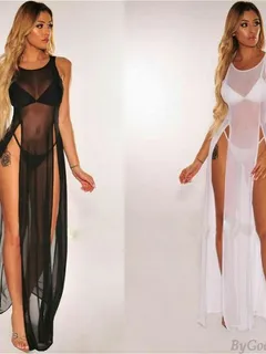 vêtements de nuit sexy voir à travers la chemise de nuit en maille robe de mariée en dentelle robe longue maxi robe fendue sur le côté lingerie peignoir